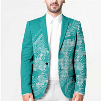 Hawaii Breadfruit Palaka Blazer Polu Opal Maile Lei - Polynesian Pride