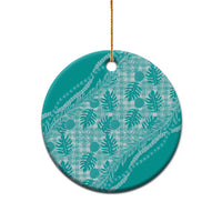 Hawaii Breadfruit Palaka Ceramic Ornament Polu Opal Maile Lei - Polynesian Pride
