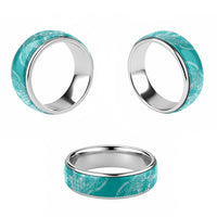 Hawaii Breadfruit Palaka Classic Ring Polu Opal Maile Lei LT9 - Polynesian Pride