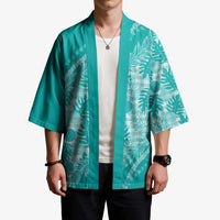 Hawaii Breadfruit Palaka Kimono Polu Opal Maile Lei - Polynesian Pride