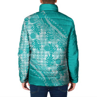 Hawaii Breadfruit Palaka Padded Jacket Polu Opal Maile Lei LT9 - Polynesian Pride