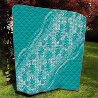 Hawaii Breadfruit Palaka Quilt Polu Opal Maile Lei - Polynesian Pride