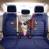 American Samoa Heart Tribal Personalized Back Car Seat Cover Polynesian Patterns