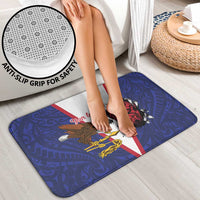 American Samoa Heart Tribal Personalized Bathroom Set Polynesian Patterns LT9 - Polynesian Pride