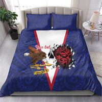 American Samoa Heart Tribal Personalized Bedding Set Polynesian Patterns LT9 - Polynesian Pride