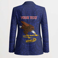American Samoa Heart Tribal Personalized Blazer Polynesian Patterns LT9 - Polynesian Pride