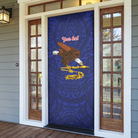 American Samoa Heart Tribal Personalized Door Cover Polynesian Patterns LT9 - Polynesian Pride