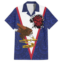 American Samoa Heart Tribal Personalized Hawaiian Shirt Polynesian Patterns
