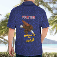 American Samoa Heart Tribal Personalized Hawaiian Shirt Polynesian Patterns
