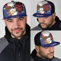 American Samoa Heart Tribal Personalized Mesh Trucker Cap Polynesian Patterns LT9 - Polynesian Pride