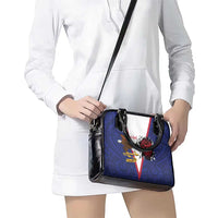 American Samoa Heart Tribal Personalized Shoulder Handbag Polynesian Patterns LT9 - Polynesian Pride