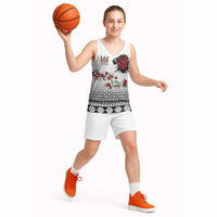 Fiji Heart Tribal Personalised Basketball Jersey Polynesian Patterns LT9 - Polynesian Pride