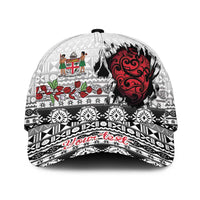 Fiji Heart Tribal Personalised Classic Cap Polynesian Patterns LT9 Universal Fit White - Polynesian Pride