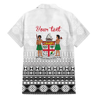 Fiji Heart Tribal Personalised Family Matching Puletasi and Hawaiian Shirt Polynesian Patterns LT9 - Polynesian Pride