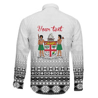 Fiji Heart Tribal Personalised Family Matching Puletasi and Hawaiian Shirt Polynesian Patterns LT9 - Polynesian Pride