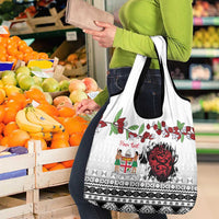 Fiji Heart Tribal Personalised Grocery Bag Polynesian Patterns LT9 - Polynesian Pride