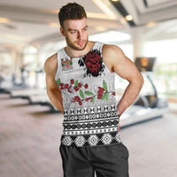 Fiji Heart Tribal Personalised Men Tank Top Polynesian Patterns LT9 White - Polynesian Pride