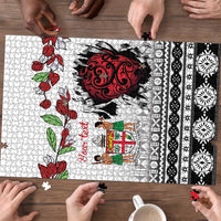 Fiji Heart Tribal Personalised Puzzle Polynesian Patterns LT9 - Polynesian Pride