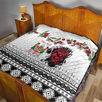 Fiji Heart Tribal Personalised Quilt Polynesian Patterns LT9 - Polynesian Pride