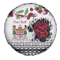 Fiji Heart Tribal Personalised Spare Tire Cover Polynesian Patterns LT9 - Polynesian Pride