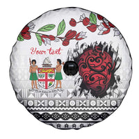 Fiji Heart Tribal Personalised Spare Tire Cover Polynesian Patterns LT9 - Polynesian Pride
