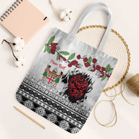 Fiji Heart Tribal Personalised Tote Bag Polynesian Patterns LT9 White Strap One Size White - Polynesian Pride