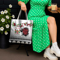 Fiji Heart Tribal Personalised Tote Bag Polynesian Patterns LT9 - Polynesian Pride