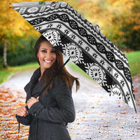 Fiji Heart Tribal Personalised Umbrella Polynesian Patterns LT9 - Polynesian Pride