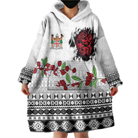 Fiji Heart Tribal Personalised Wearable Blanket Hoodie Polynesian Patterns LT9 - Polynesian Pride
