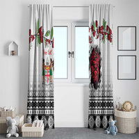 Fiji Heart Tribal Personalised Window Curtain Polynesian Patterns LT9 - Polynesian Pride