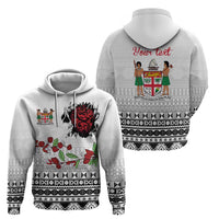 Fiji Heart Tribal Personalised Zip Hoodie Polynesian Patterns LT9 - Polynesian Pride