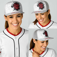New Zealand Maori Heart Tribal Personalised Baseball Net Cap Polynesian Patterns LT9 - Polynesian Pride