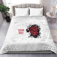 New Zealand Maori Heart Tribal Personalised Bedding Set Polynesian Patterns LT9 - Polynesian Pride