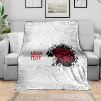 New Zealand Maori Heart Tribal Personalised Blanket Polynesian Patterns LT9 - Polynesian Pride