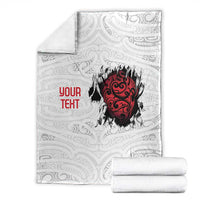 New Zealand Maori Heart Tribal Personalised Blanket Polynesian Patterns LT9 - Polynesian Pride