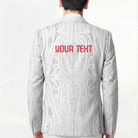 New Zealand Maori Heart Tribal Personalised Blazer Polynesian Patterns LT9 - Polynesian Pride
