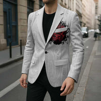New Zealand Maori Heart Tribal Personalised Blazer Polynesian Patterns LT9 - Polynesian Pride