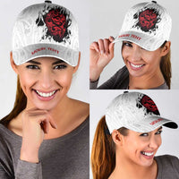 New Zealand Maori Heart Tribal Personalised Classic Cap Polynesian Patterns LT9 - Polynesian Pride