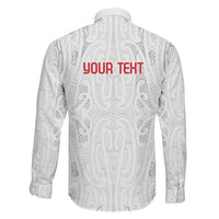 New Zealand Maori Heart Tribal Personalised Family Matching Puletasi and Hawaiian Shirt Polynesian Patterns