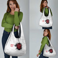 New Zealand Maori Heart Tribal Personalised Grocery Bag Polynesian Patterns LT9 - Polynesian Pride