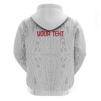 New Zealand Maori Heart Tribal Personalised Hoodie Polynesian Patterns LT9 - Polynesian Pride