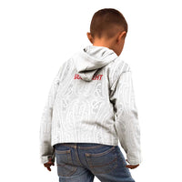 New Zealand Maori Heart Tribal Personalised Kid Hoodie Polynesian Patterns LT9 - Polynesian Pride