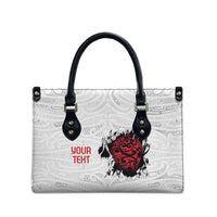 New Zealand Maori Heart Tribal Personalised Leather Bag Polynesian Patterns LT9 - Polynesian Pride
