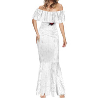 New Zealand Maori Heart Tribal Personalised Mermaid Dress Polynesian Patterns LT9 - Polynesian Pride