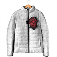 New Zealand Maori Heart Tribal Personalised Padded Jacket Polynesian Patterns LT9 - Polynesian Pride