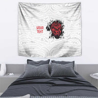 New Zealand Maori Heart Tribal Personalised Tapestry Polynesian Patterns LT9 - Polynesian Pride