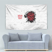 New Zealand Maori Heart Tribal Personalised Tapestry Polynesian Patterns LT9 - Polynesian Pride
