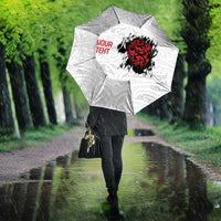 New Zealand Maori Heart Tribal Personalised Umbrella Polynesian Patterns LT9 - Polynesian Pride