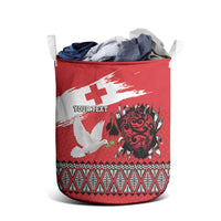 Tonga Heart Tribal Personalised Laundry Basket Polynesian Patterns LT9 - Polynesian Pride