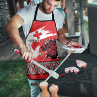 Tonga Heart Tribal Personalised Apron Polynesian Patterns LT9 - Polynesian Pride
